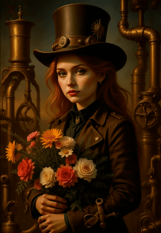 Steampunk Art style example